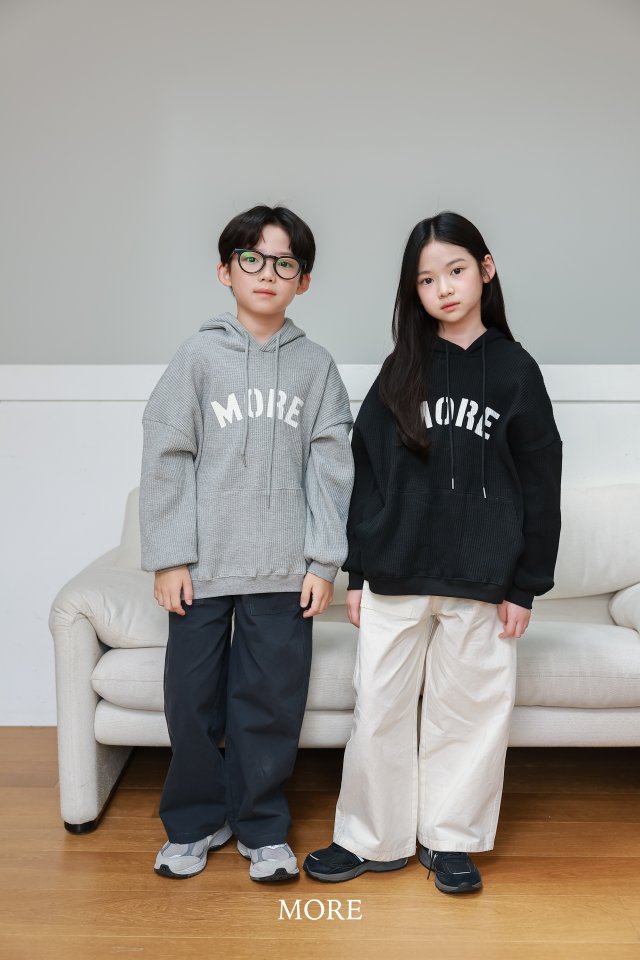 More - Korean Children Fashion - #designkidswear - Waffle Hoodie - 4