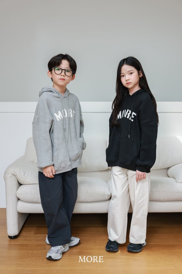 More - Korean Children Fashion - #kidsshorts - Waffle Hoodie - 6