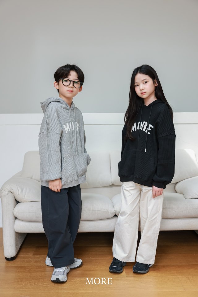 More - Korean Children Fashion - #kidsstore - Waffle Hoodie - 7