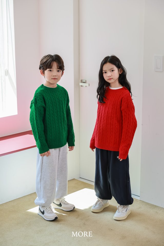 More - Korean Children Fashion - #Kfashion4kids - Cable Knit - 4