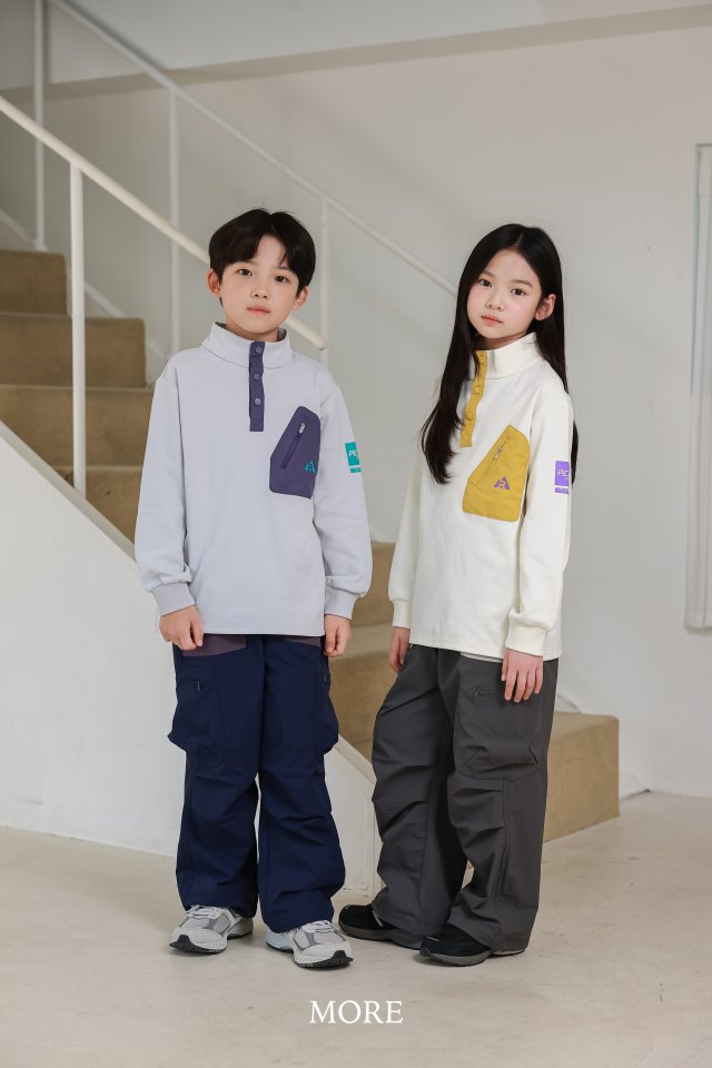 More - Korean Children Fashion - #stylishchildhood - Pocket High Collar Tee - 8