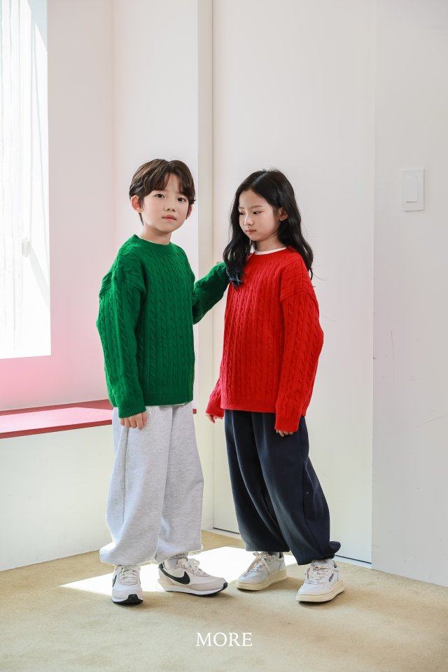 More - Korean Children Fashion - #todddlerfashion - Cable Knit - 8