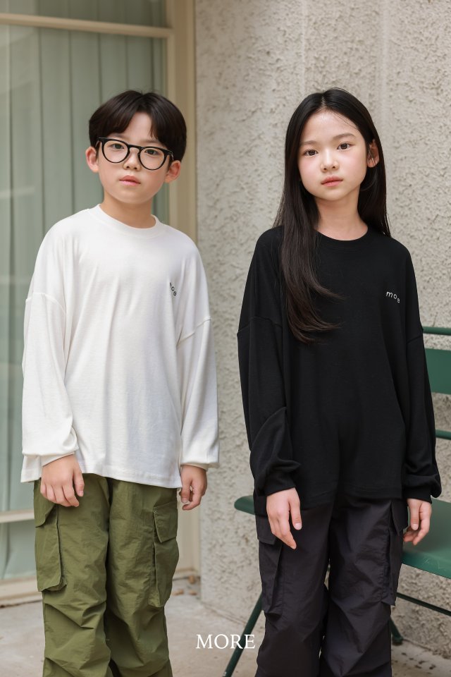 More - Korean Children Fashion - #toddlerclothing - Soft Tee - 12