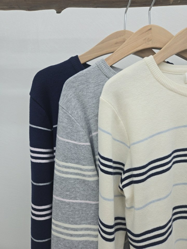 Most - Korean Women Fashion - #vintageinspired - Name Knit Top - 4