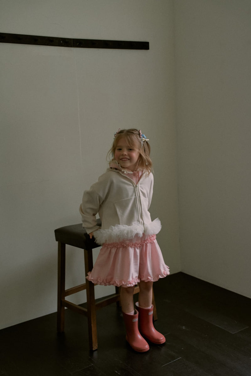Mumunbaba - Korean Children Fashion - #Kfashion4kids - Creamy Hoodie Jacket - 3