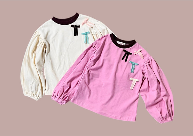 Mumunbaba - Korean Children Fashion - #Kfashion4kids - Ribbon Candy Tee - 12