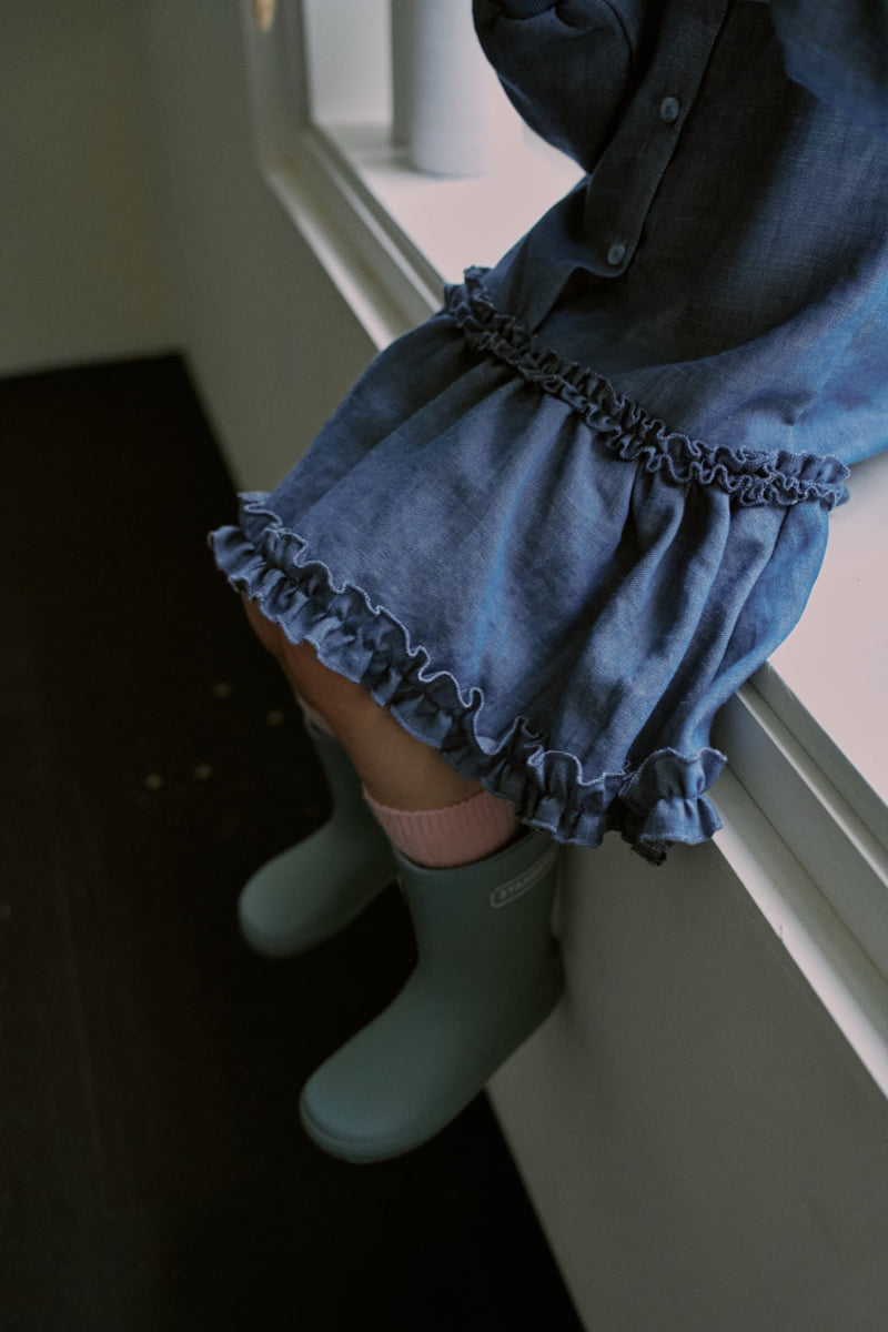Mumunbaba - Korean Children Fashion - #Kfashion4kids - Miss A Denim One-piece - 6