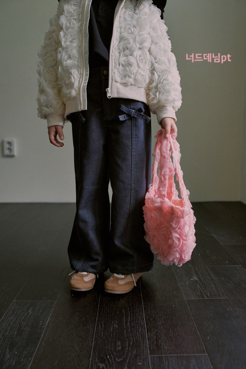 Mumunbaba - Korean Children Fashion - #Kfashion4kids - Nerd Denim Pants