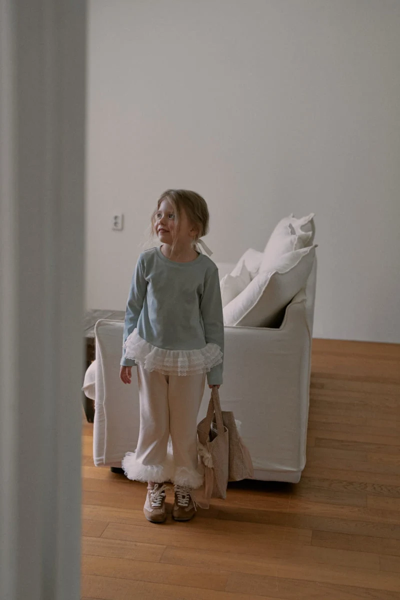Mumunbaba - Korean Children Fashion - #childofig - Creamy Bootcut Pants - 5