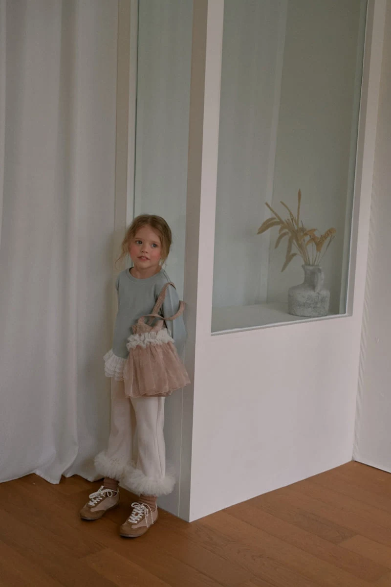 Mumunbaba - Korean Children Fashion - #childofig - Creamy Bootcut Pants - 6