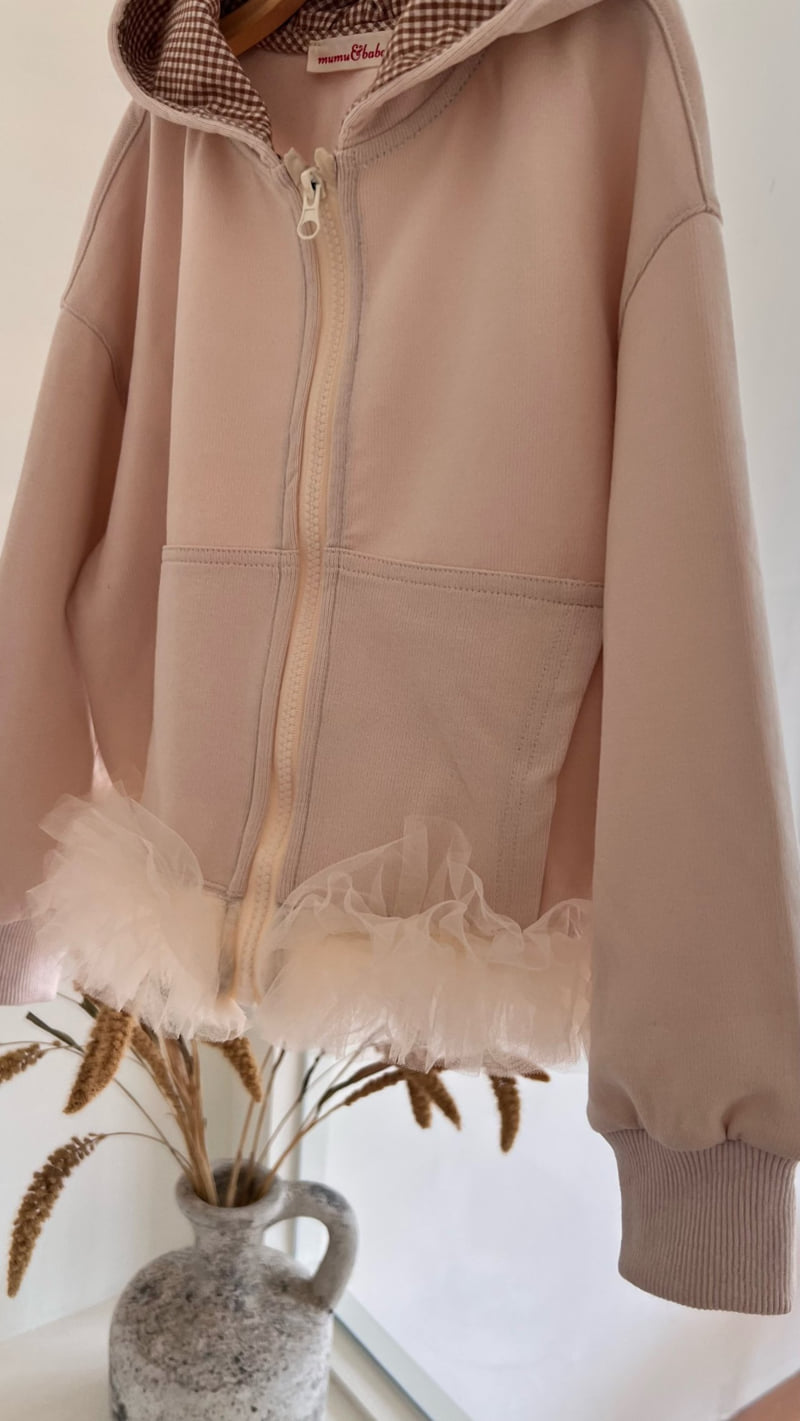 Mumunbaba - Korean Children Fashion - #childrensboutique - Creamy Hoodie Jacket - 12