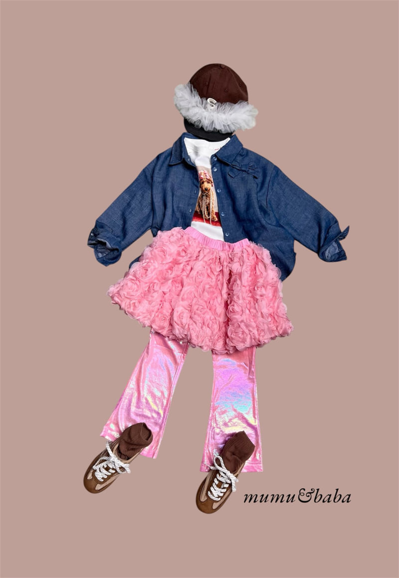 Mumunbaba - Korean Children Fashion - #childrensboutique - Bonatz Denim Shirt - 11