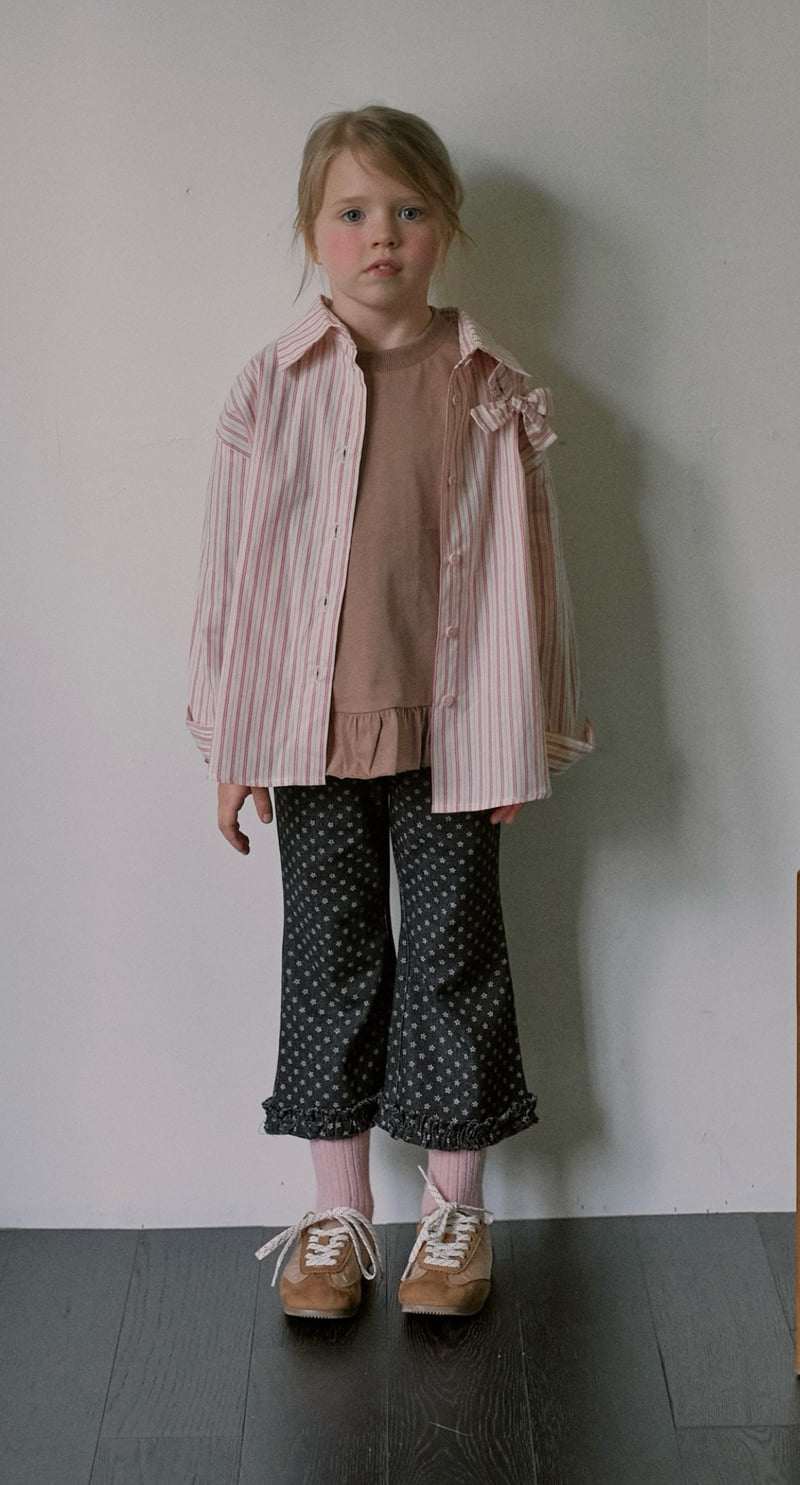 Mumunbaba - Korean Children Fashion - #childrensboutique - Junior Bootcut Pants - 6