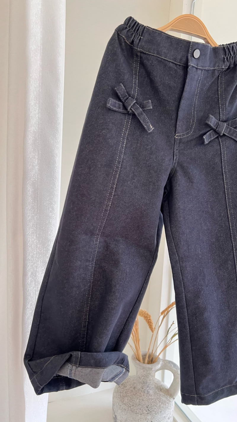 Mumunbaba - Korean Children Fashion - #designkidswear - Nerd Denim Pants - 9