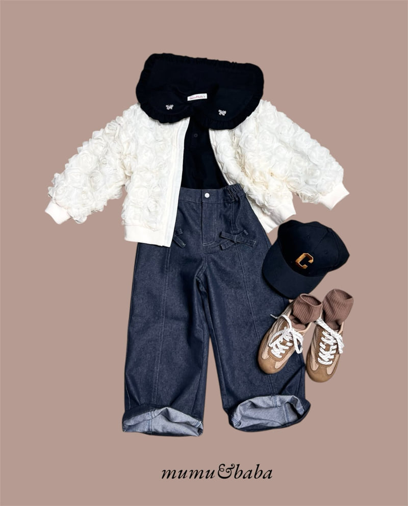 Mumunbaba - Korean Children Fashion - #discoveringself - Nerd Denim Pants - 10