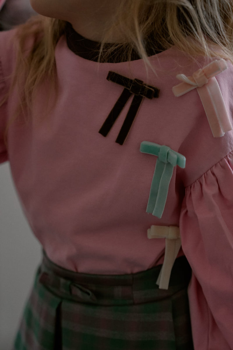 Mumunbaba - Korean Children Fashion - #fashionkids - Ribbon Candy Tee - 8