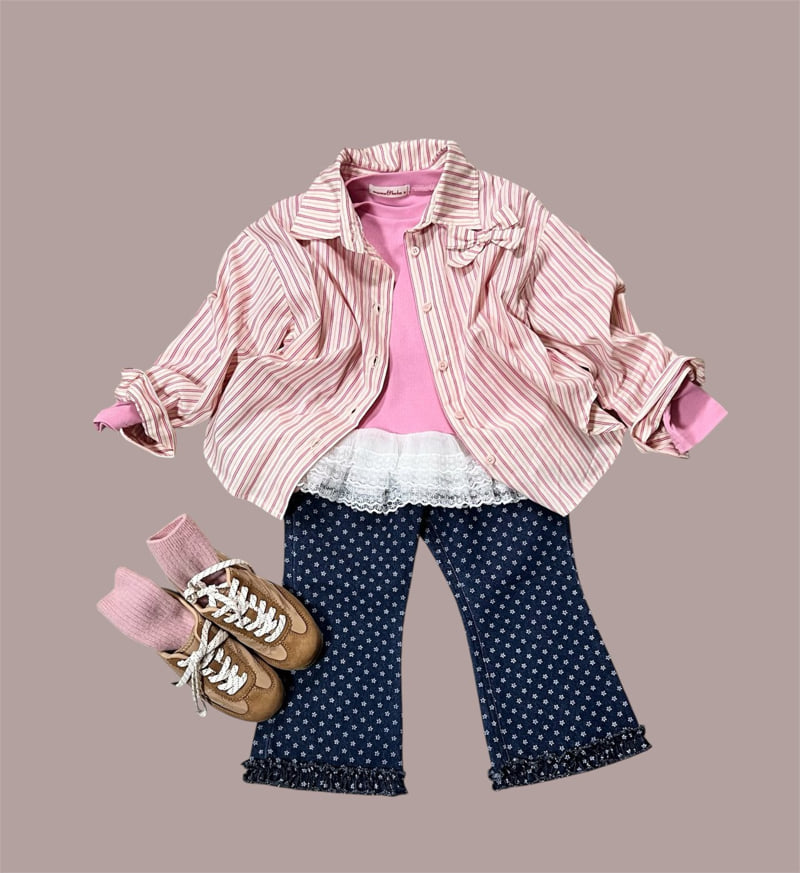 Mumunbaba - Korean Children Fashion - #kidsshorts - Junior Bootcut Pants - 10
