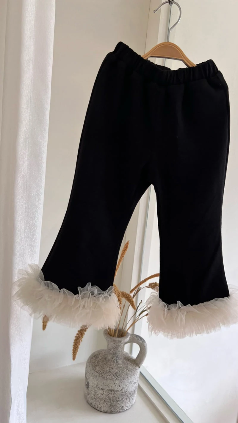 Mumunbaba - Korean Children Fashion - #kidsstore - Creamy Bootcut Pants - 12