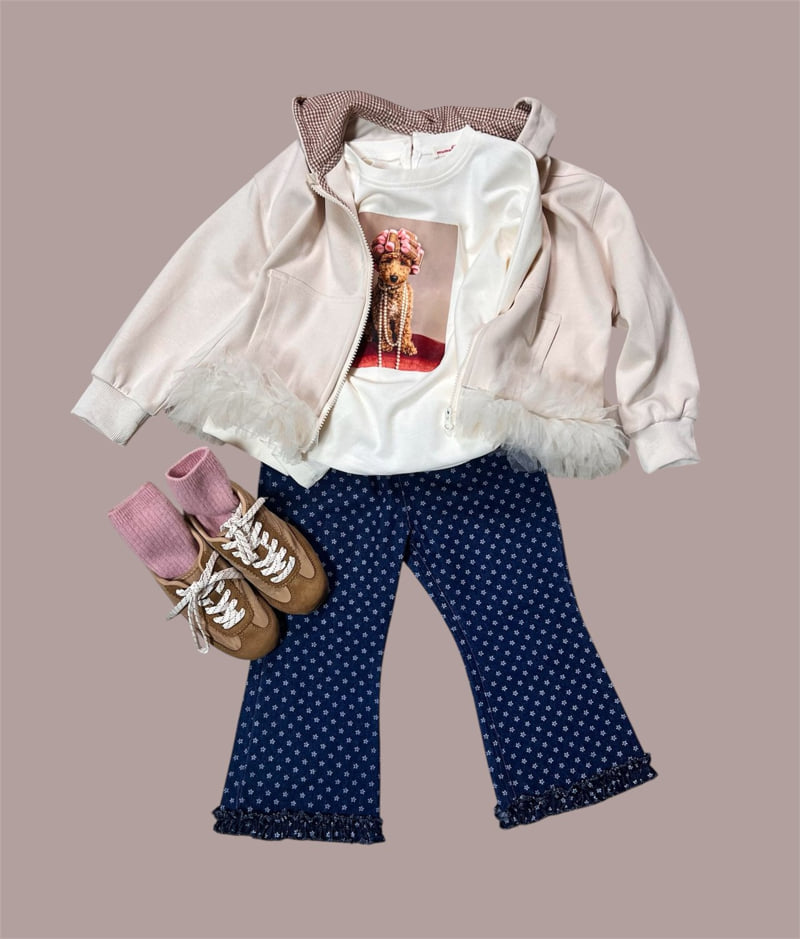 Mumunbaba - Korean Children Fashion - #kidsstore - Junior Bootcut Pants - 11