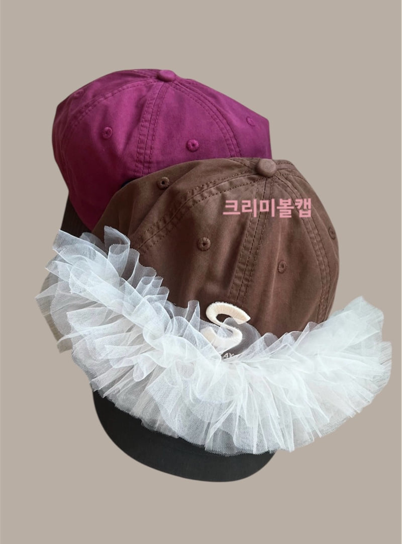 Mumunbaba - Korean Children Fashion - #kidsstore - Creamy Ball Cap