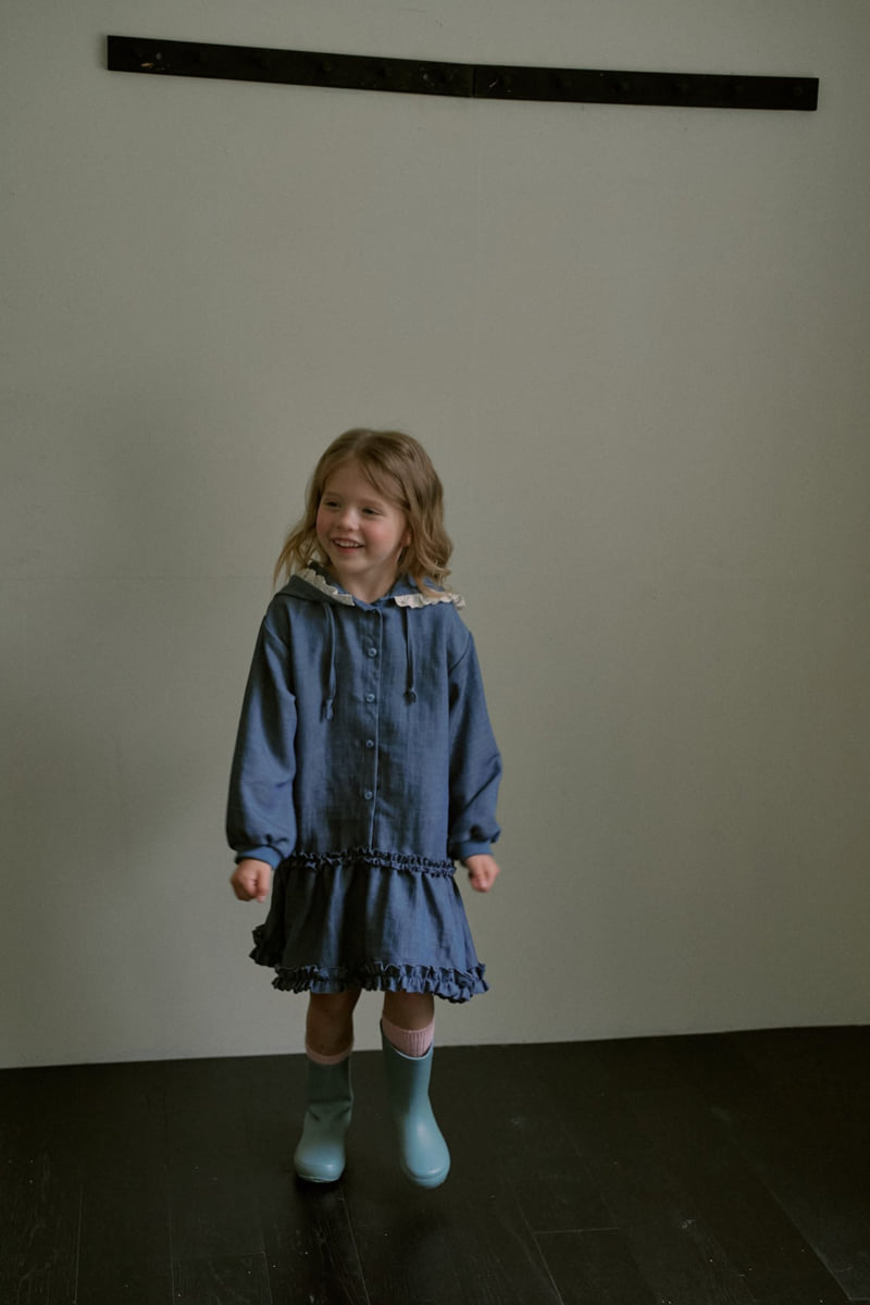 Mumunbaba - Korean Children Fashion - #kidzfashiontrend - Miss A Denim One-piece - 5