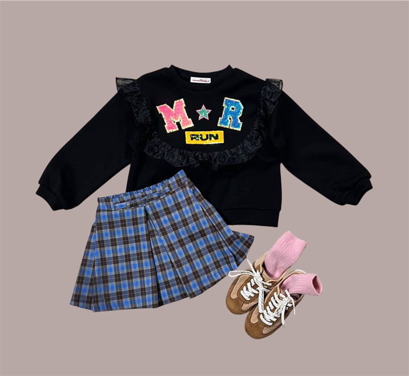 Mumunbaba - Korean Children Fashion - #kidzfashiontrend - Check Berry Skirt - 9