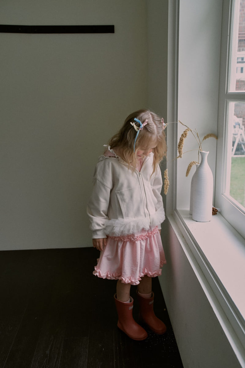 Mumunbaba - Korean Children Fashion - #Kfashion4kids - Creamy Hoodie Jacket - 4