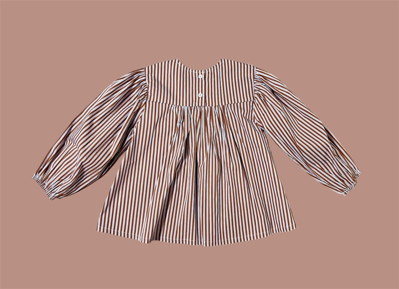 Mumunbaba - Korean Children Fashion - #littlefashionista - Cozy Shirring Blouse - 7