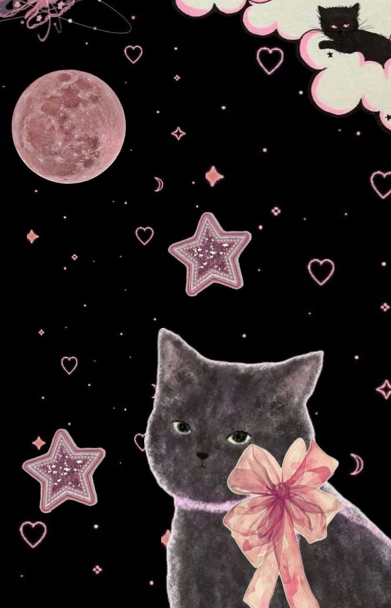 Mumunbaba - Korean Children Fashion - #magicofchildhood - Cat Moon Tee - 12