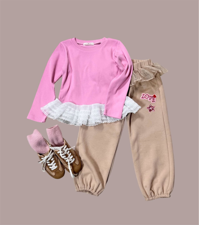 Mumunbaba - Korean Children Fashion - #magicofchildhood - Rosy Mood Tee - 10