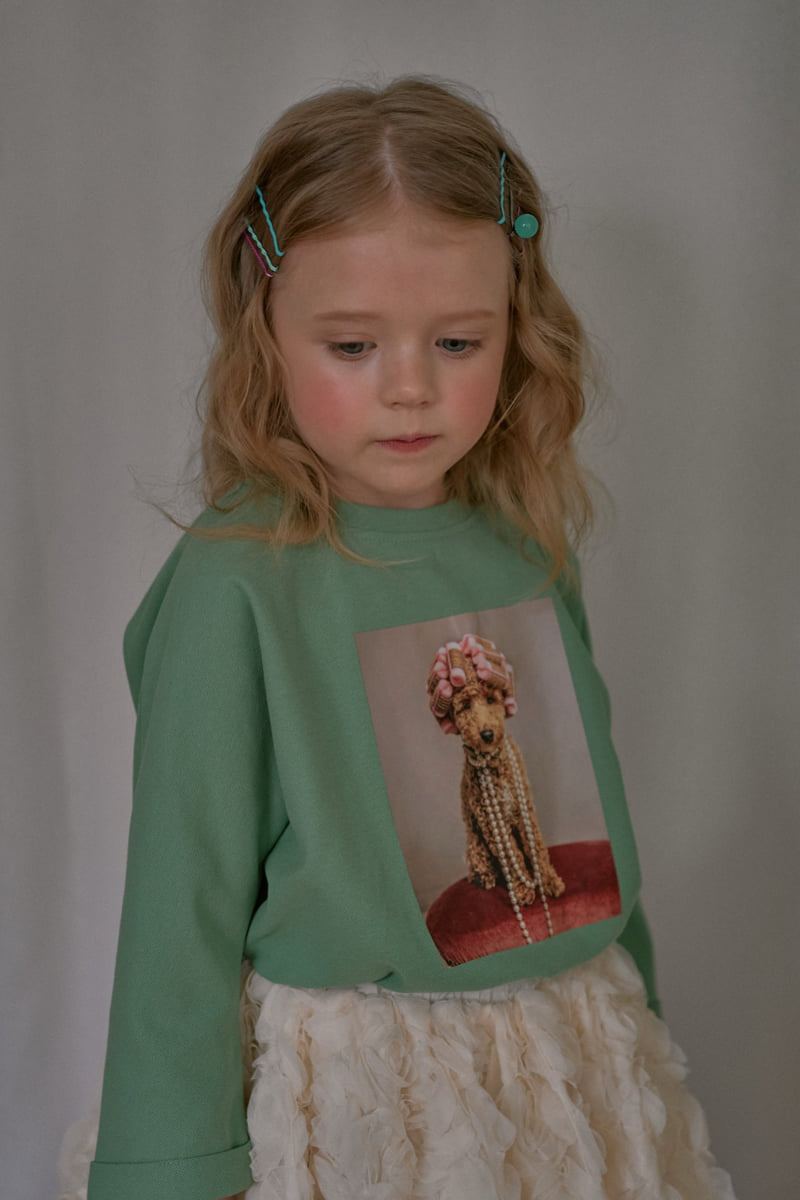 Mumunbaba - Korean Children Fashion - #todddlerfashion - Pearl Dog Tee - 4