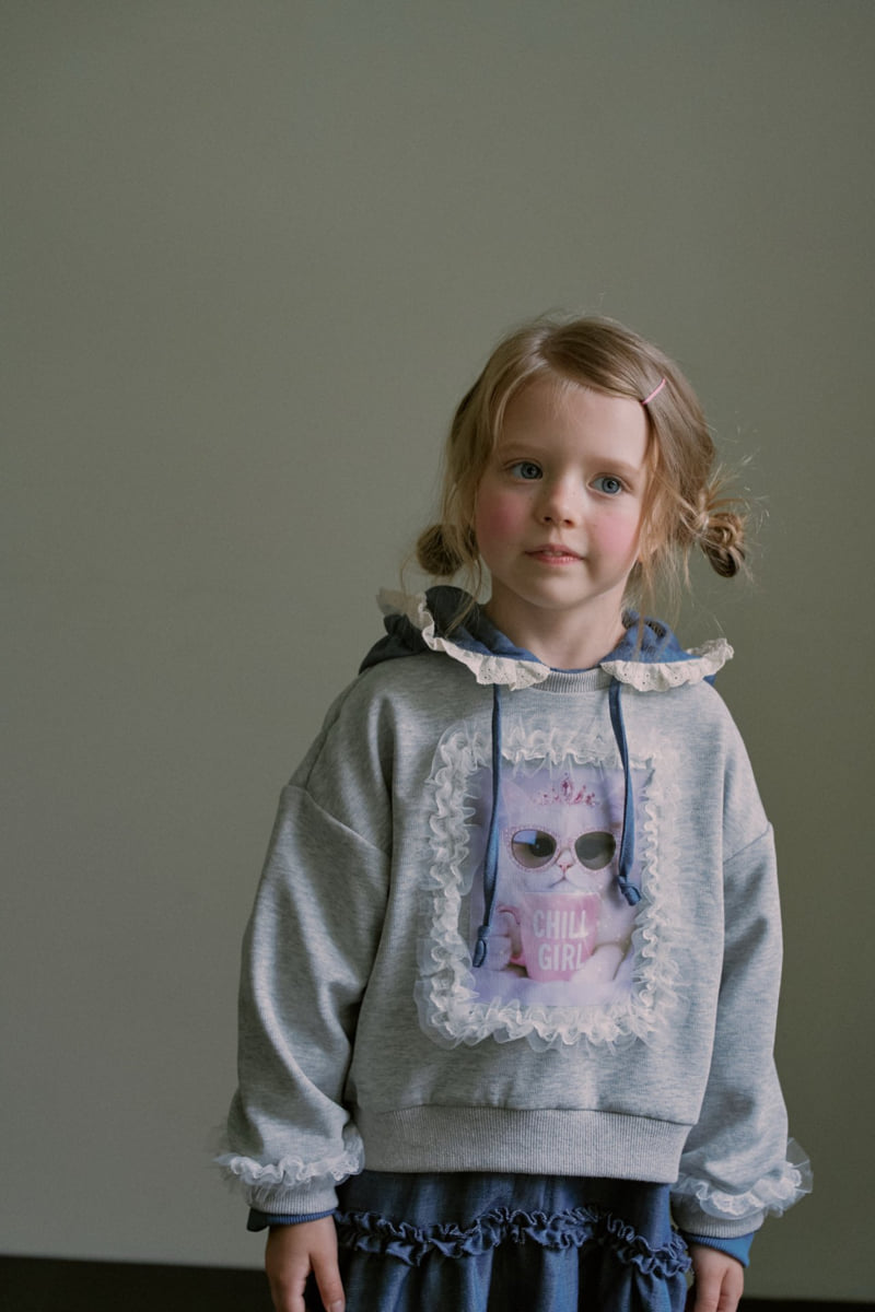 Mumunbaba - Korean Children Fashion - #toddlerclothing - Frill Cat Tee - 3