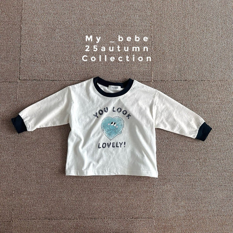 My Bebe - Korean Baby Fashion - #babyboutiqueclothing - Heart Single Tee - 6