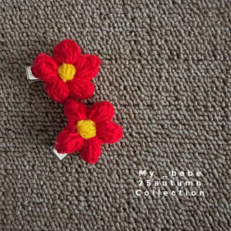 My Bebe - Korean Baby Fashion - #babyclothing - Handmade Flower Hair Clip - 7