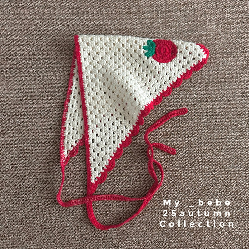 My Bebe - Korean Baby Fashion - #babyboutiqueclothing - Crochet Kerchief - 4