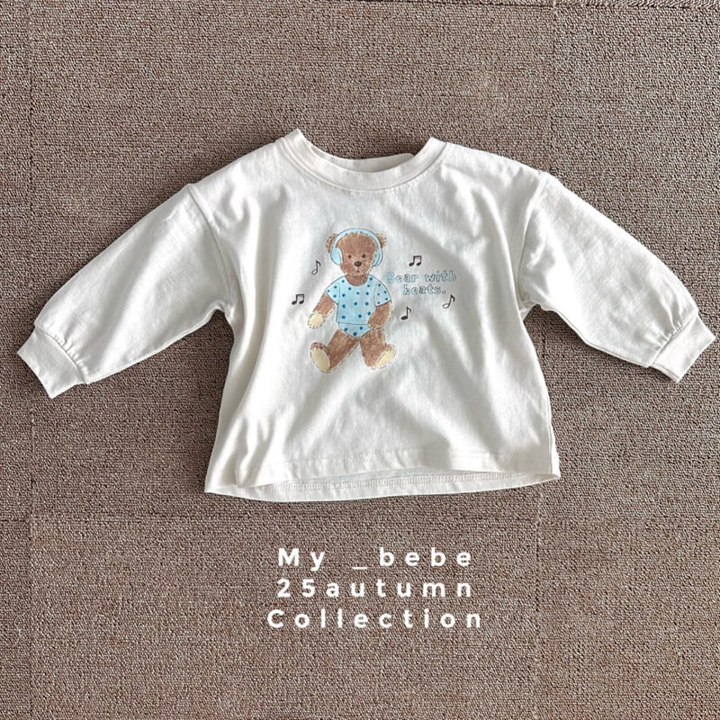 My Bebe - Korean Baby Fashion - #babyfashion - Music Bear Tee - 7