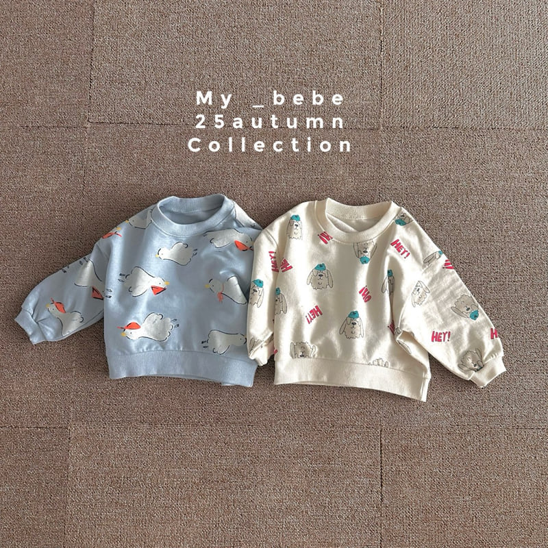My Bebe - Korean Baby Fashion - #babyfashion - Unbalanced Autumn Sweatshirt - 3