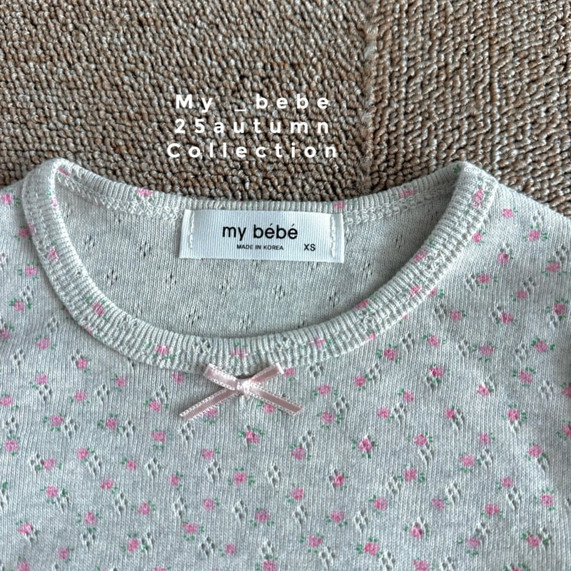 My Bebe - Korean Baby Fashion - #babyfever - Flower Pajamas - 8
