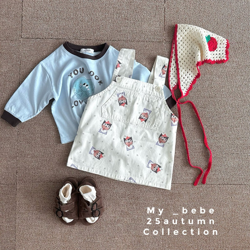 My Bebe - Korean Baby Fashion - #babyfever - Heart Single Tee - 9