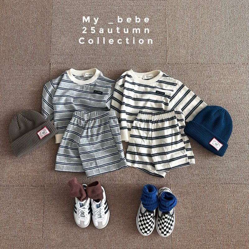 My Bebe - Korean Baby Fashion - #babyfever - Autumn Set - 5
