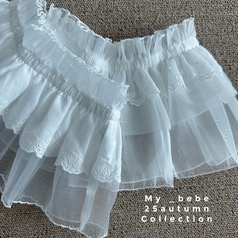 My Bebe - Korean Baby Fashion - #babygirlfashion - Layered Skirt - 12