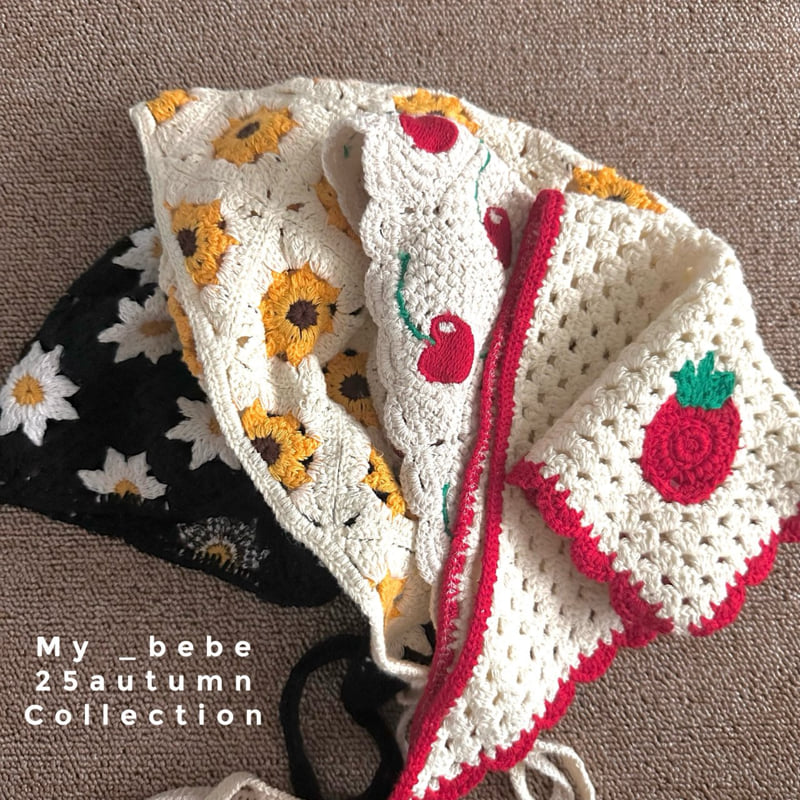 My Bebe - Korean Baby Fashion - #babylifestyle - Crochet Kerchief - 8