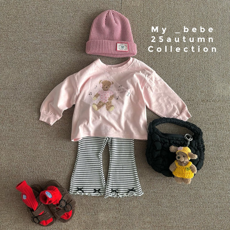 My Bebe - Korean Baby Fashion - #babyoninstagram - Music Bear Tee - 11