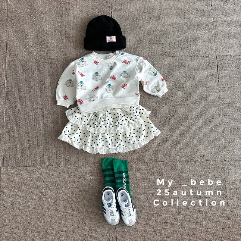 My Bebe - Korean Baby Fashion - #babyoninstagram - 3-Tier Skirt - 6