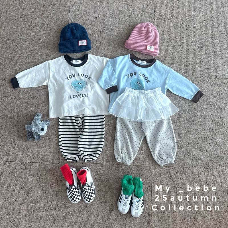 My Bebe - Korean Baby Fashion - #babyoutfit - Waffle Pants - 12
