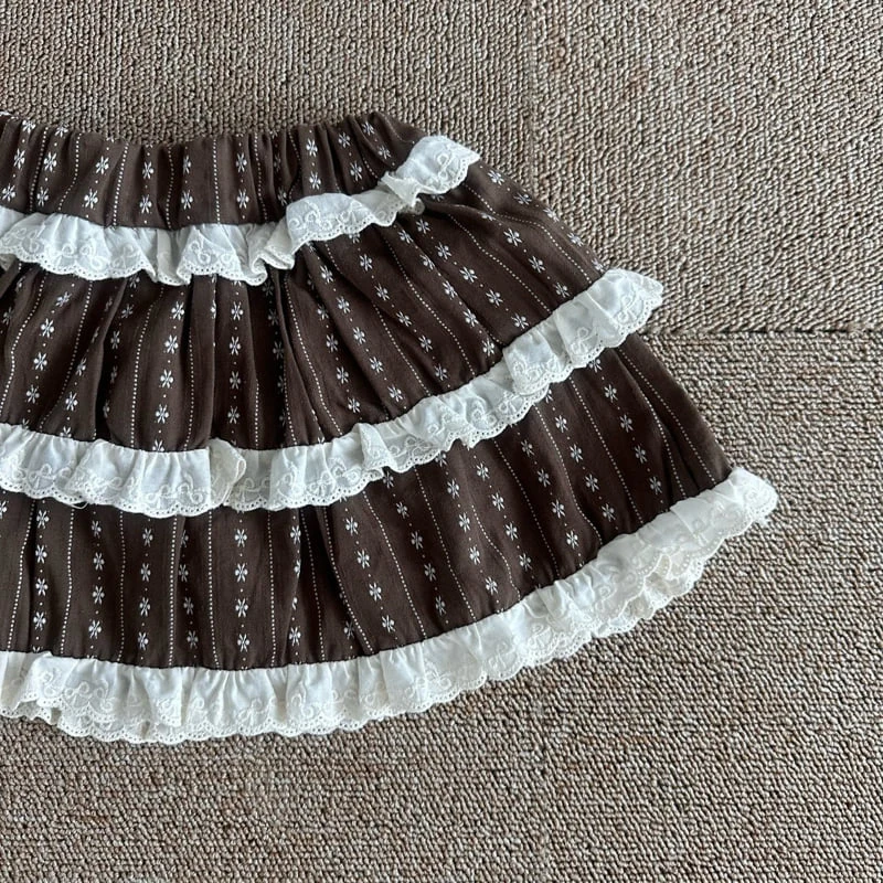 My Bebe - Korean Baby Fashion - #babyoutfit - 3-Tier Skirt - 9