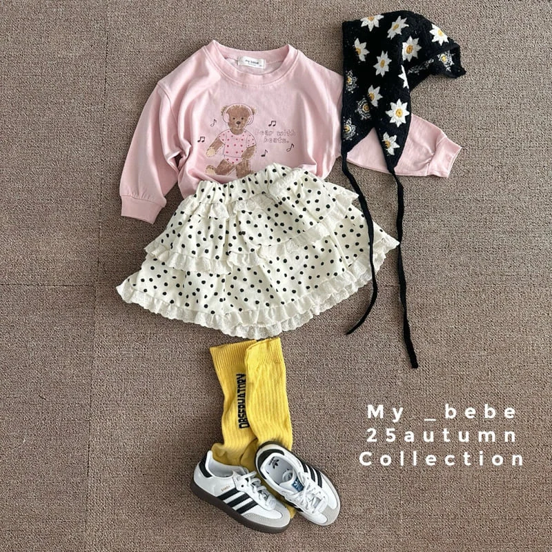 My Bebe - Korean Baby Fashion - #babywear - 3-Tier Skirt - 10
