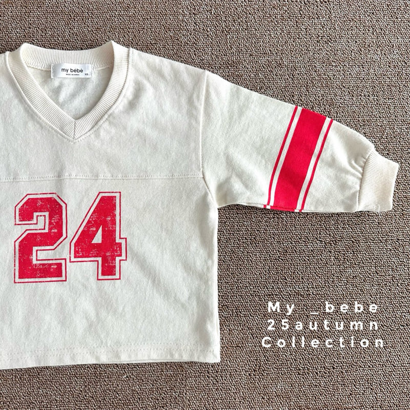 My Bebe - Korean Baby Fashion - #babywear - 24 V-Neck Tee - 6