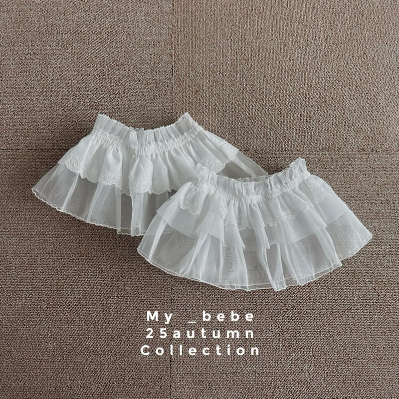 My Bebe - Korean Baby Fashion - #babywear - Layered Skirt - 4