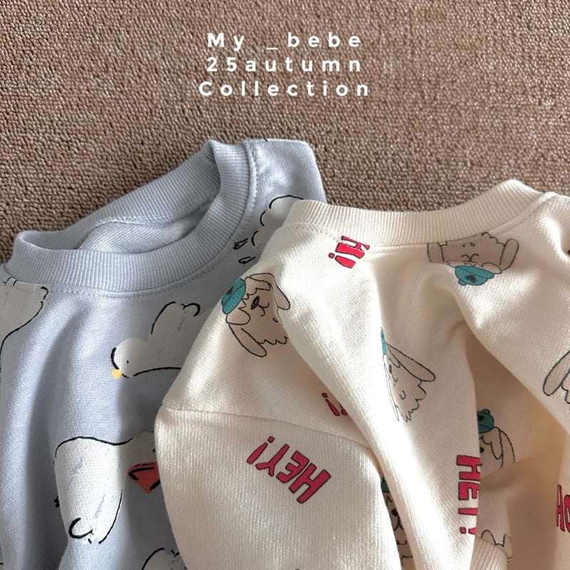 My Bebe - Korean Baby Fashion - #onlinebabyboutique - Unbalanced Autumn Sweatshirt - 12